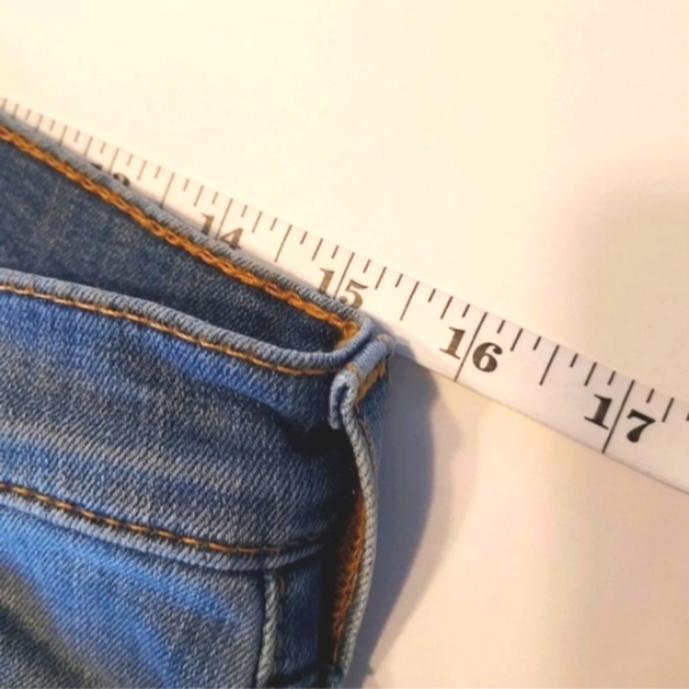 True Religion Stella Skinny Jeans Womens 30 x 32 Blue Denim Stretch Zip Fly - Picture 4 of 8